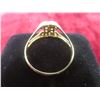 Image 5 : 10k Gold and CZ Chanel-Style Ring, Size 12, 2.4 g