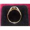 Image 6 : 10k Gold and CZ Chanel-Style Ring, Size 12, 2.4 g