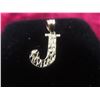 Image 1 : 10k Gold “J” Pendant, 0.54 g