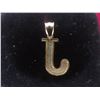 Image 2 : 10k Gold “J” Pendant, 0.54 g