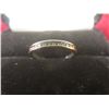 Image 1 : 10k White Gold and Diamond Ring, Size 5, 1 g