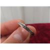 Image 5 : 10k White Gold and Diamond Ring, Size 7 1/2, 1.9 g