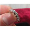 Image 4 : 14k White Gold and Diamond Ring, Size 6, 4.5 g