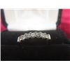 Image 1 : 10k White Gold and Diamond Ring, Size 7, 2 g, with COA