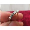 Image 5 : 10k White Gold and Diamond Ring, Size 7, 2 g, with COA