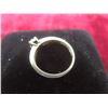 Image 2 : 10k White Gold and Diamond Ring, Size 5, 1.7 g