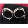 Image 2 : 10k White Gold Earrings, 1.4 g