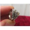 Image 4 : 14k White Gold and Diamond Ring Set, Size 7, 6 g Total