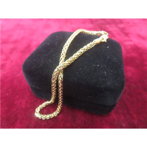 10k Gold Bracelet, 8 1/2", 2.5 g
