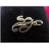 Image 2 : 10k Gold “R” Pendant, 0.91 g