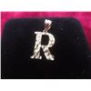 Image 1 : 10k Gold “R” Pendant, 0.7 g