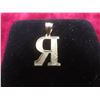 Image 2 : 10k Gold “R” Pendant, 0.7 g