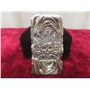 Image 1 : 5 oz .999+ Silver Bar by Hedican Precious Metals, Skull & Crossbones Line, Hand Poured, #63
