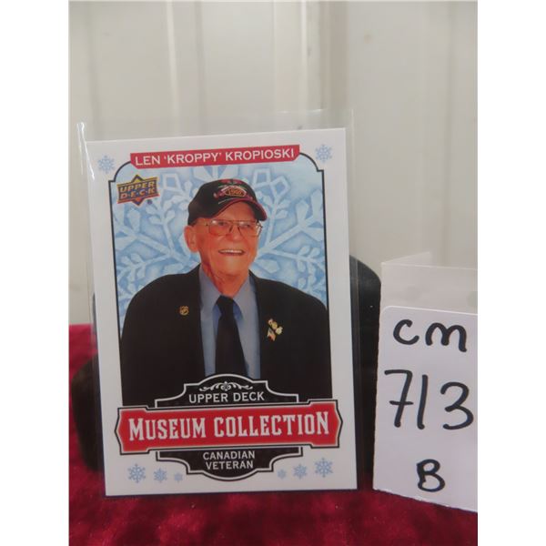 Winnipeg Jets Superfan Len ‘Kroppy’ Kropioski Card