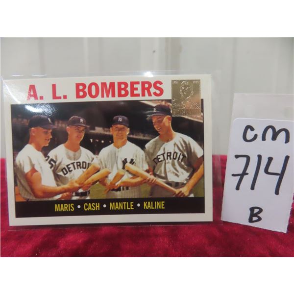 A.L. Bombers Baseball Card