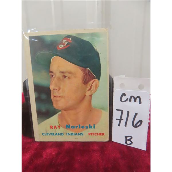 1957 Topps Ray Narlesti Baseball Card