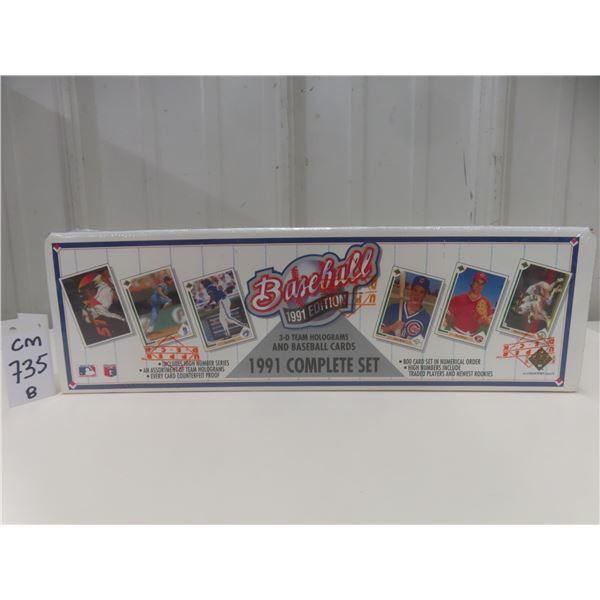 1991 Upper Deck Baseball Sealed Factory Set