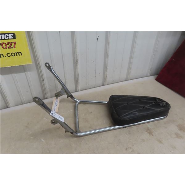 Vintage 1960s Motorcycle Seat-Back Cushion Rest