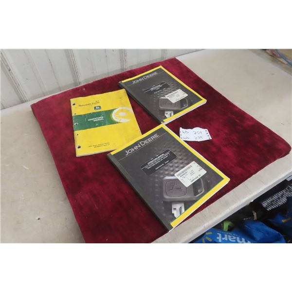 Three John Deere Tractor Operator and Parts Catalogs: Models 316, 317 Hydrostatic, 318 and 420
