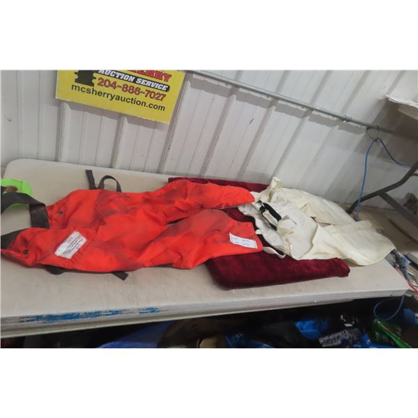 Two Pairs of Chainsaw Protective Pants With Straps