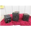 Image 1 : Three Antique Cameras: 1933 Zeiss Ikon Baldur, Kodak No. 116 Bullseye Six-20 and Kodak Rainbow