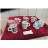 Image 1 : Eight Vintage Fire-King and Rexall Anchor Hocking Oven-Proof Mugs
