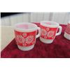 Image 4 : Eight Vintage Fire-King and Rexall Anchor Hocking Oven-Proof Mugs