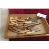 Image 1 : Twenty Vintage Woodworking Chisels Including Footprint, Spears & Jackson and Japanese Brands