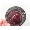 Image 7 : Eight Vintage Red and Green Glass Auto Marker Light Lenses Including Two Lights and One Doray Light