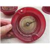 Image 6 : Five Vintage 1963 Chevy Impala Red Tail Lights and Assemblies