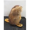 Image 6 : Two Vintage First Nations Beaver Fur Decor and Wall Fur Pelt Mounts (12" x 10", 9" Tall)