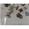Image 7 : Assorted Antique Hardware Including Electrical Switches, Knobs, Handles and Light Socket