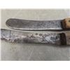 Image 9 : Five Antique Butcher Knives, Three Scale Weights and 1967 U.S. Taxidermy Hardcover Book
