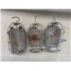 Image 3 : Eleven Vintage Garage Trouble-Light Cages for Repurposing