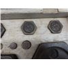 Image 4 : Assorted Antique Cast-Iron Weights With Box (20 g–2 kg)