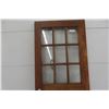 Image 2 : Wood Door With 9 Panes of Glass, 79" x 32"