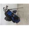Image 1 : Ten Right-Handed Golf Clubs With Bag and Stand