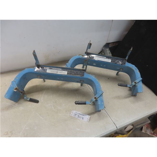 Two Black & Decker Workhorse Adjustable Platform Brackets