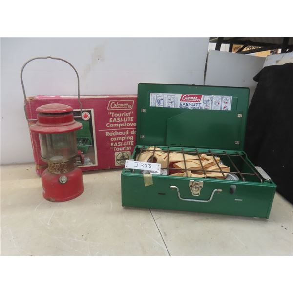 Coleman Lantern Model 335 and New Easi-Lite Camp Stove