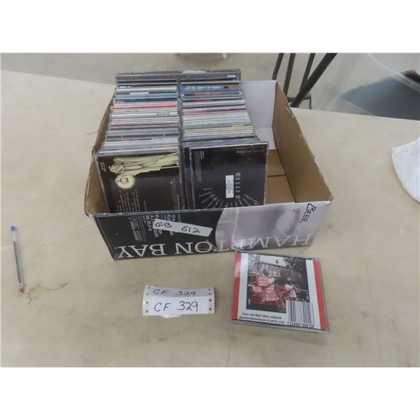 Forty Music CDs Including Kiss, Tina Turner, Willie Nelson and Others