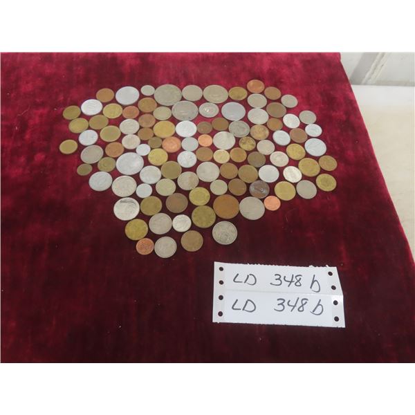 One Hundred Assorted Foreign Coins