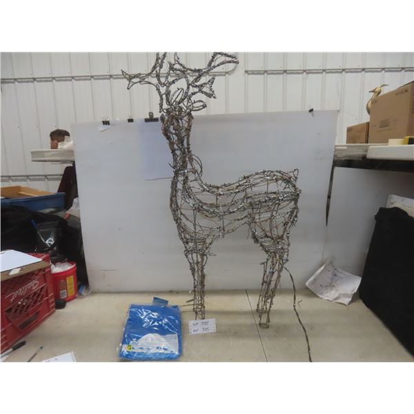 3.5-Foot Standing Reindeer and New 4' x 6' Tarp