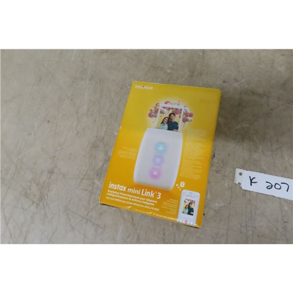 New Fujifilm Instax Mini Link 3 Smartphone Printer