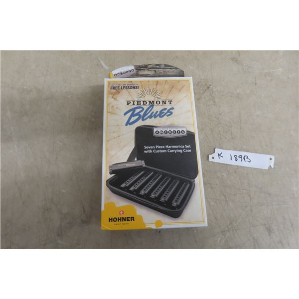 New Piedmont Blues Seven-Piece Harmonica Set