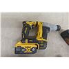Image 2 : Four DeWalt 20V Tools Including 5/8" Rotary Hammer Drill, 1/2" Drill, 1/4" Impact and 1/2" Hammer