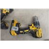 Image 9 : Four DeWalt 20V Tools Including 5/8" Rotary Hammer Drill, 1/2" Drill, 1/4" Impact and 1/2" Hammer