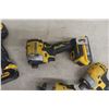 Image 4 : Four DeWalt 20V 1/4" Impact Drivers With Four Batteries and Charger (All Working)