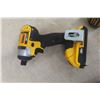 Image 8 : Four DeWalt 20V Tools Including 1/4" Impact, 1/2" Drill and 4 1/2" Grinder With Four Batteries and