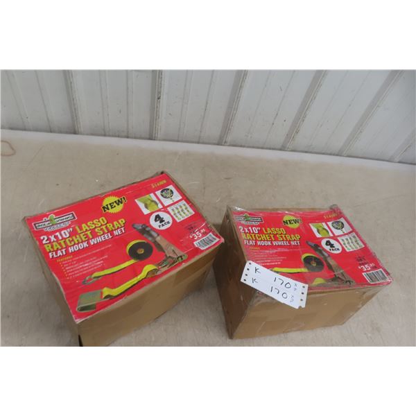 Four New 2" x 10" Ratchet Load Stripping