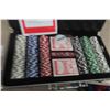 Image 3 : Poker Chip Set with Cards, Dice and Case